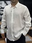 Рубашка лен белая XL, 3XL, 4XL