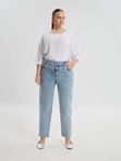 Джинсы mom fit с высокой талией