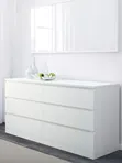 Комод с 6 ящиками,  160x78 см МАЛЬМ
