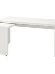 MALM письменный стол с выдвижной панелью, 151x65 см
