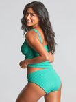 Gingham midi brief