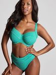 Gingham midi brief