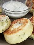 Сирники з бринзою та зеленню