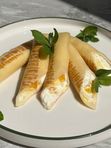 Млинці з крем сиром і манго