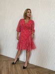 Платье шифон на запах (48-54)