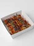 Рулетики из свинины с запечёнными овощами