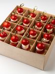 Бокс канапе с моцареллой и муссом песто