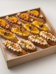 Большой сет брускетт с мясными паштетами и муссом ДорБлю