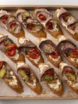 Большой мясной сет брускетт