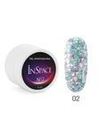 TNL Гель для дизайна InSpace, светоотражающий с голографическим глиттером