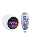 TNL Гель для дизайна InSpace, светоотражающий с голографическим глиттером