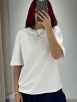 Футболка oversize хлопок белая