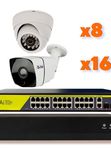 Комплект видеонаблюдения IP 2Мп Ps-Link KIT-B2816IP-POE на 24 камеры