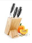 Набор из 5 острых кухонных ножей Tescoma GrandCHEF на деревянной подставке