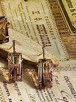Золотой набор с раух-цитрином