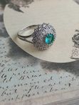 Серебряное кольцо с цирконом