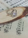 Серебряный комплект с фианитами.
