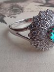 Серебряное кольцо с цирконом
