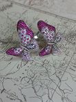 Серебряное кольцо бабочки