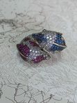 Серебряное кольцо дельфины