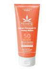 Hempz Daily Body Sunscreen SPF 50, сладкий ананас и медовый арбуз