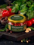 Брускетта из вяленых томатов с запеченным перцем