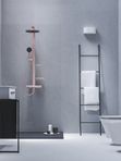Beauty Bar Ideal Standard S ALU+ Rose (Oglinda 200mm+Polita+Pahar+ suport Prosop) BD589RO