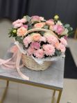 Сборная цветочная корзинка «Нежность»