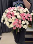 Букет из 15 хризантем Розовый зефир