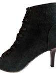 Ботильоны High Heels замша черные