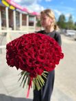 Букет 101 красная роза