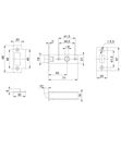 Защелка врезная METLM45-8 WH белый  (Аякс)