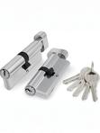 Цилиндр с вертушкой 100 ZM/70 (30+10+30) CP хром 5Key (Фуаро)