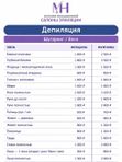 Депиляция Сахар/Воск