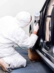 Окрас деталей кузова автомобиля