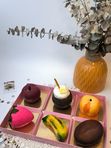 Корпусное пирожное MIX 6 вкусов, 550 г. на день рождения, маме, жене, дочке, на день мамы или 8 марта