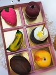 Корпусное пирожное MIX 6 вкусов, 550 г. на день рождения, маме, жене, дочке, на день мамы или 8 марта