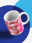 Кружка с принтом Самая Охрюненная