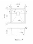 Кухонная мойка AVIVACOM Нано-Черный