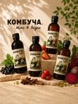 Набор комбуча. Микс 4 вкуса, сет 8 шт