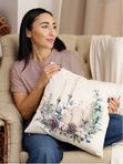 Lavatera_Home Новогодняя наволочка декоративная 45х45
