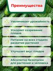 Удобрение для огурцов кабачков патиссонов/ подкормка для огурцов жидкая EcoLike 500 мл