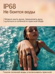 Умное кольцо смарт фитнес #8 серебряное R11M
