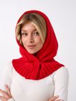 Капор из полушерсти с застежкой на флисе зимний