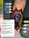 Краска для тату набор TROPICANA MIX, 8 шт *15 мл, Краска tattoo ink & Wjx Ultimate