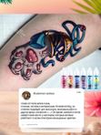 Краска для тату набор TROPICANA MIX, 8 шт *15 мл, Краска tattoo ink & Wjx Ultimate