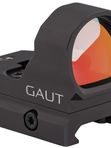 Коллиматорный прицел Gaut Tourmaline 1x26x22 открытый, для ружья, точка 3 МOA красная, 10 уровней подсветки, датчик движения, на Weaver
