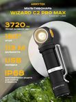 Фонарь налобный Armytek Wizard C2 Pro Max Magnet USB 3720 lm тёплый