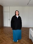 Юбка женская фактурная синяя