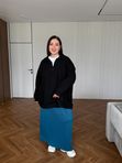 Юбка женская фактурная синяя